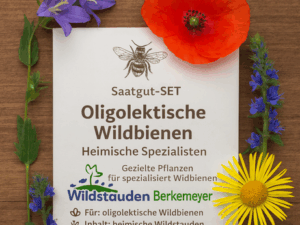 Saatgut-SET „Oligolektische Wildbienen – Heimische Spezialisten“